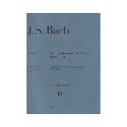 Harpsichord Concerto no. 2 E major BWV 1053 - Partes