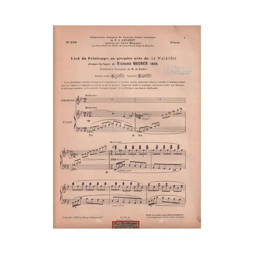 Le Chant Classique N°596 - La Walkyrie