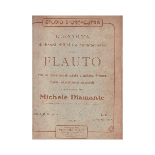 Raccolta De Brani Difficili - Vol.2 - Flauta  (Edição Antiga)