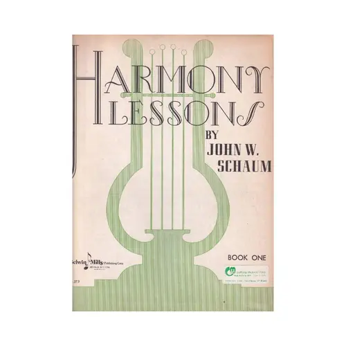 Harmony Lessons - Book One