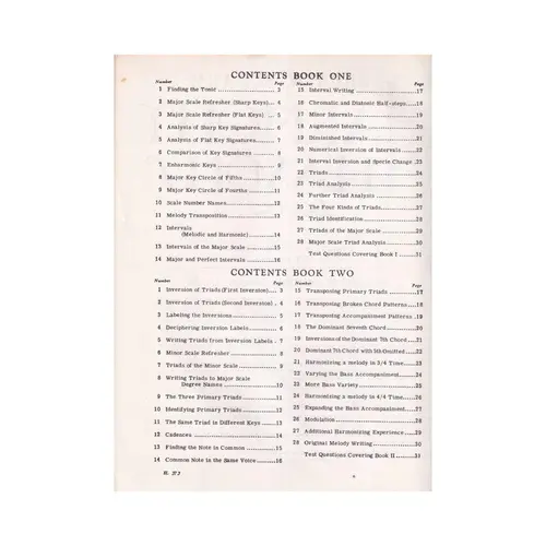 Harmony Lessons - Book One