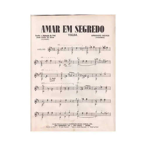 Amar em Segredo - Valsa