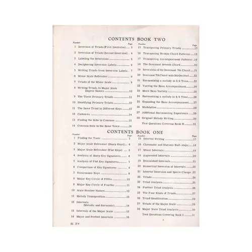Harmony Lessons - Book Two