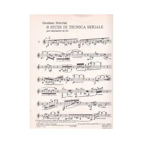 6 Studi Di Tecnica Seriale