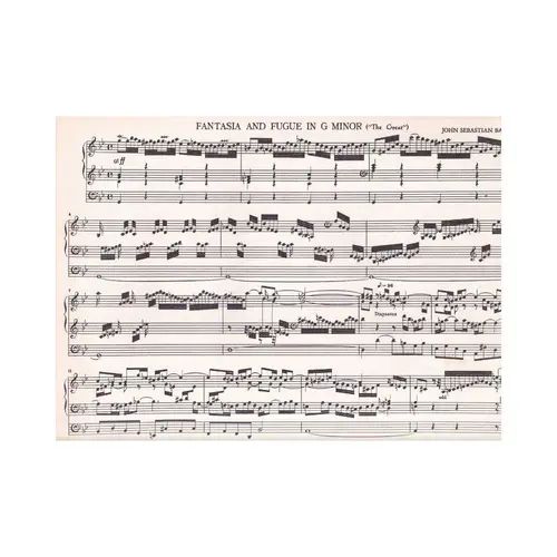 Fantasia and Fugue in G Minor(The Great)