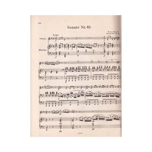 Sonatas and Variations for Violin and Piano - Vol III - Pocket Scores