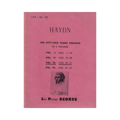 The Fifty-Two Piano Sonatas - Vol III - Pocket Scores