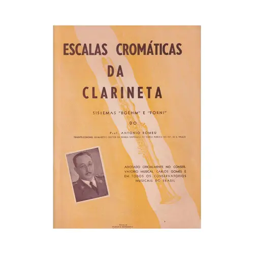 Escala Cromáticas Da Clarineta  (Edição Antiga)