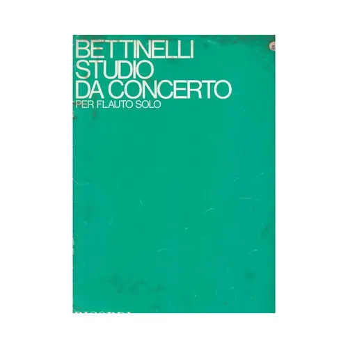 Studio Da Concerto Per Flauto Solo