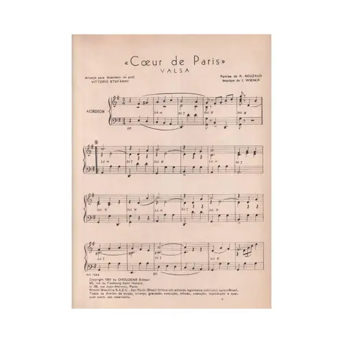 Coeur de Paris - Valsa