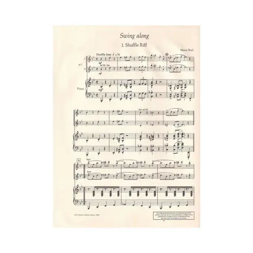 Swing Along - Dance And Jazz Duets