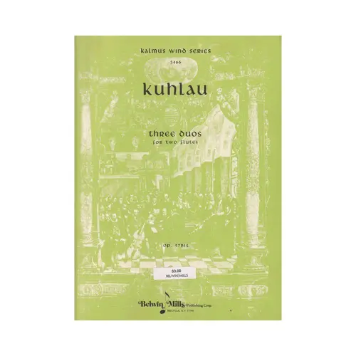 Three Duos For Two Flutes  Op. 57Bis