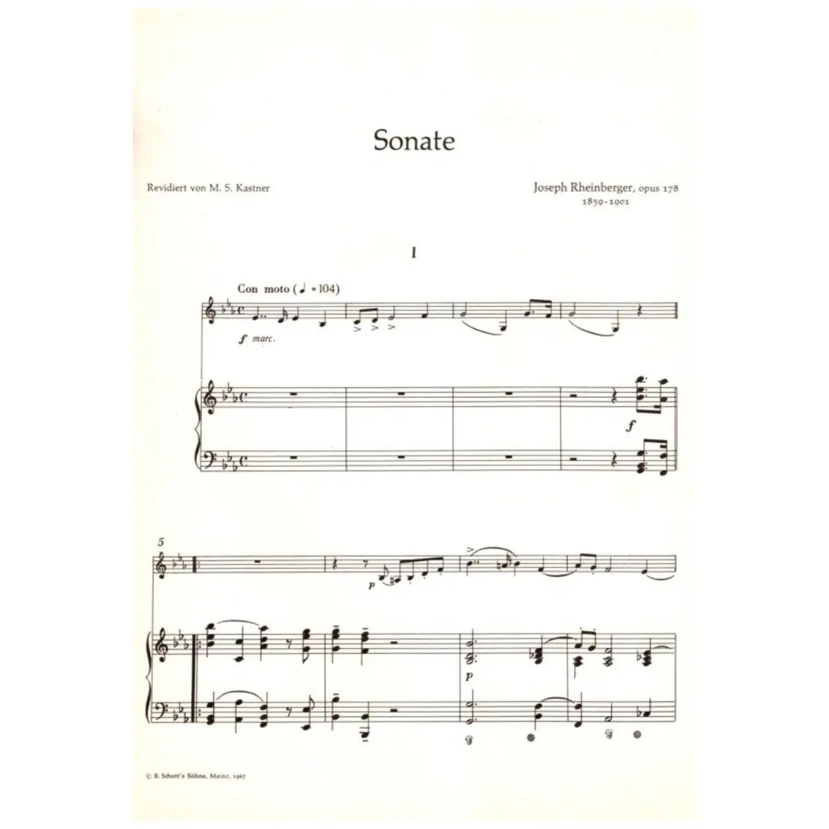 Sonata Es Dur Fur Horn und piano