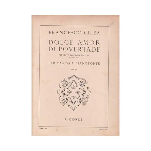 Dolce Amor di Povertade