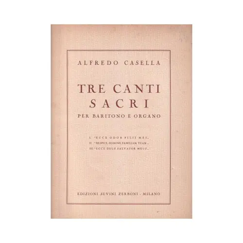 Tre Canti Sacri