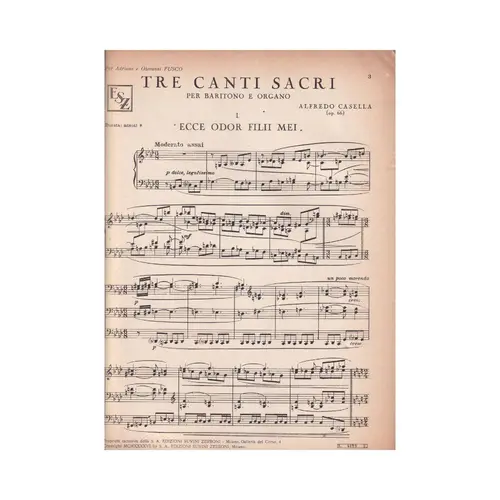 Tre Canti Sacri