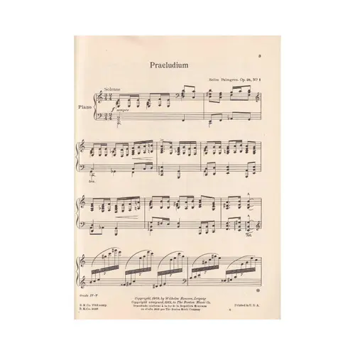 Six Lyric pieces op.28 for Piano