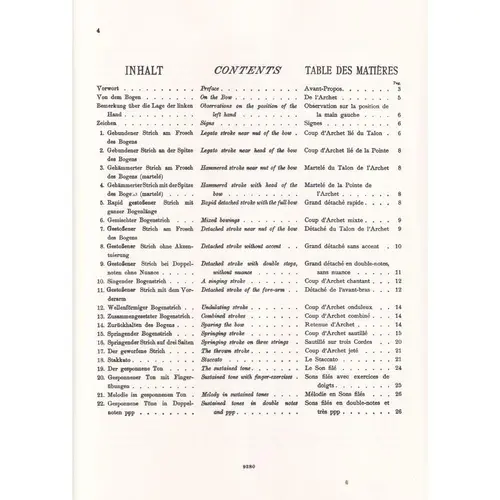 Bowing Technique for Violin Op. 50
