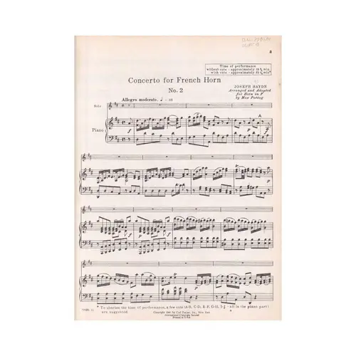 Concerto N.2 -Trompa