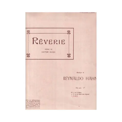 Reverie N.3 - En fa