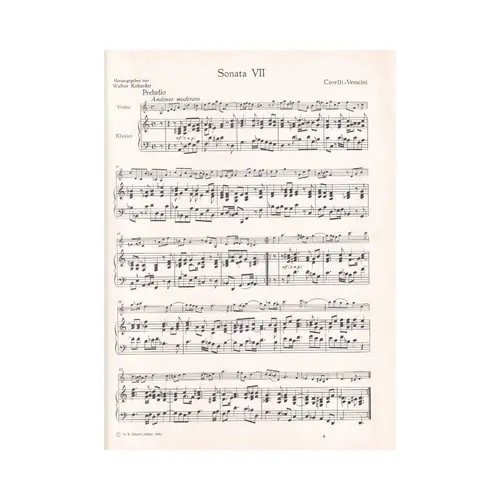 Zwolf sonaten fur violine und basso continuo - vol. III