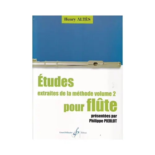 Études Extraites De La Méthode Vol.2 Pour Flute