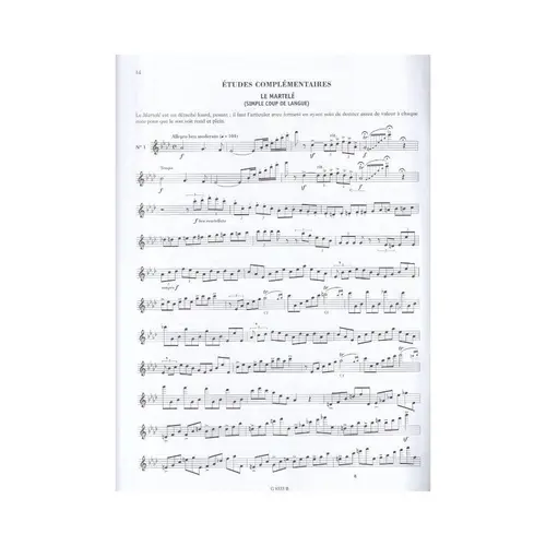 Études Extraites De La Méthode Vol.2 Pour Flute