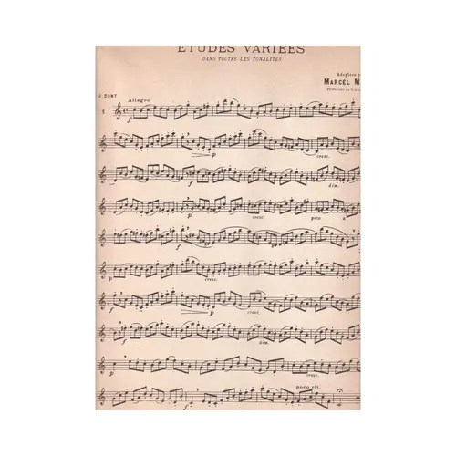 Etudes Variees Dasns Toutes Les Tonalites