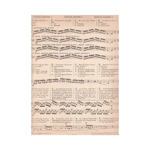 Twelve Study Grops For Trumpet Or Cornet