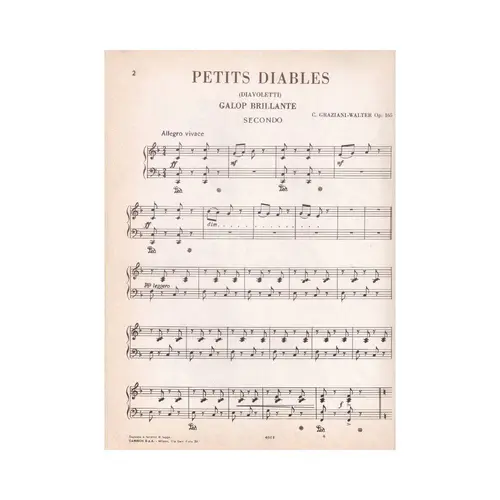 Petits Diables - Galop op. 165