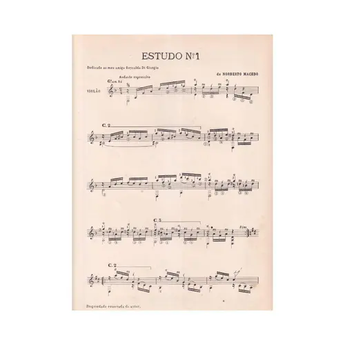 Estudo N.1 para Violão