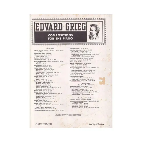 Solvejg's Song op.52 n.4