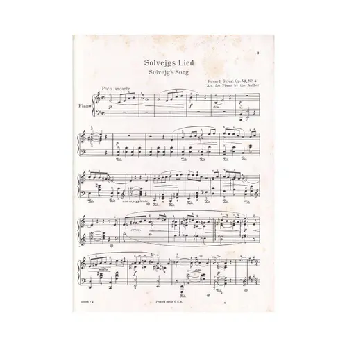 Solvejg's Song op.52 n.4