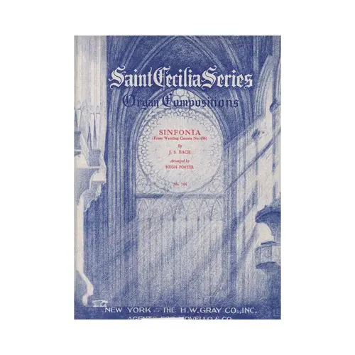 Sinfonia from Wedding Cantata No.196