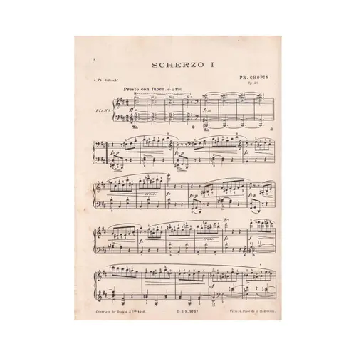 Scherzos et Fantaisie - Op.49  (Edição Antiga)