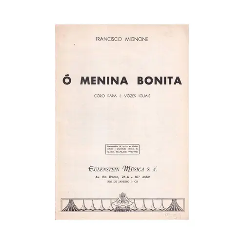 Ó Menina Bonita
