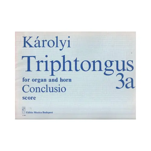 Triphtongus 3 A For Oorgan And Horn