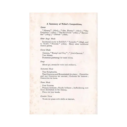 Weber Novello Short Biographies