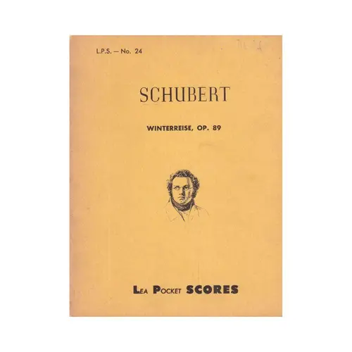 Winterreise, Op.89 - Pocket Score