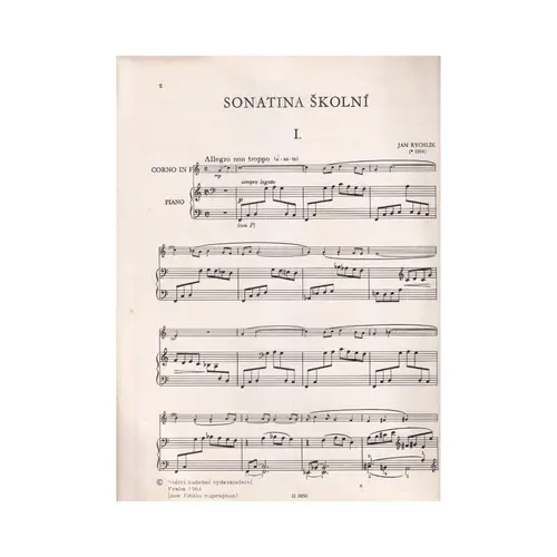 Sonatina skolni (pupils-sonatine)
