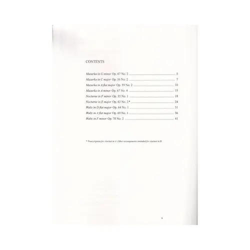 Famous Transcriptions for clarinet and piano