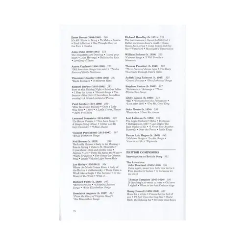 Song – Revised Edition A Guide to Art Song Style and Literature