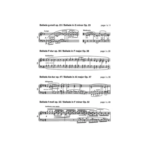 Ballades Chopin National Edition Vol.1 - Jan Ekier
