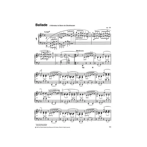 Ballades Chopin National Edition Vol.1 - Jan Ekier