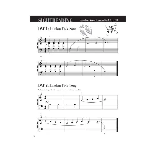 Accelerated Piano Adventures Sightreading Book 1