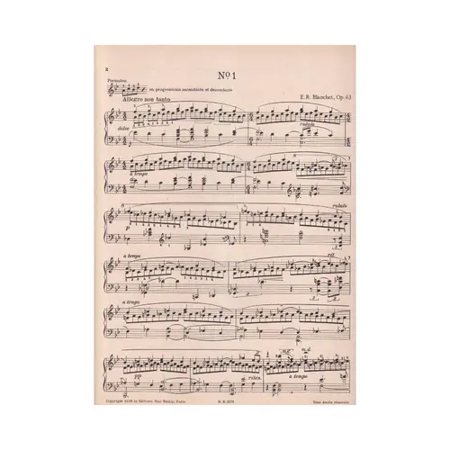 Treize Etudes Contrapuntiques - Op.43