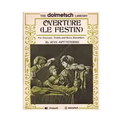 Overture (le Festin) for descant, treble and bass recorders