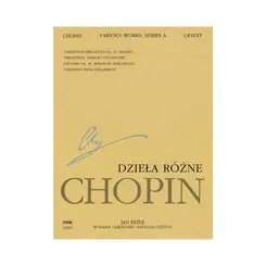 Various Works for Piano, Series A Chopin National Edition 12A, Volume XII