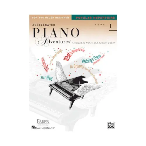 Accelerated Piano Adventures for the Older Beginner Popular Repertoire, Book 1