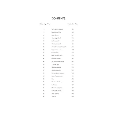 24 Italian Songs & Arias Complete Medium High and Medium Low Voice